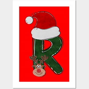 Letter R - Christmas Letter Posters and Art